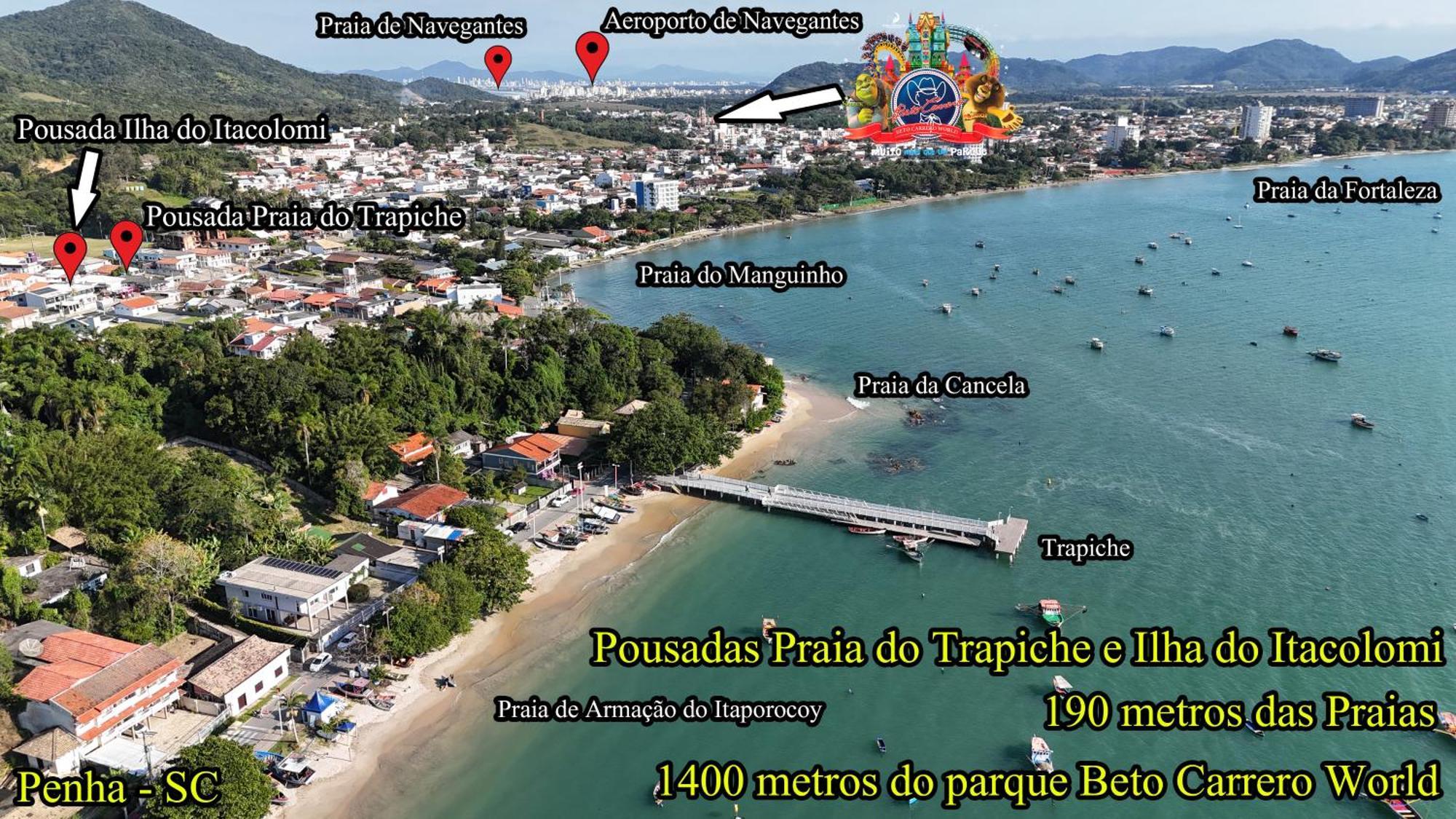 Pousada Ilha Do Itacolomi 佩尼亚 外观 照片